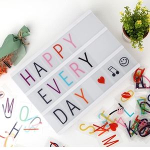 Light up Cinema Message box